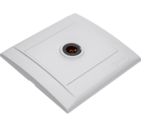 Розетка телевизионная проходная MAKEL TV 1-м СП Defne IP20 6дБ бел. 42001007