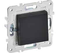 Выключатель 1-клавишный IEK SKANDY кнопочный 10А SK-V14Bl черный SK-V17-0-10-K02