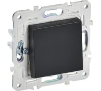 Выключатель 1-клавишный IEK SKANDY 10А SK-V01Bl черный SK-V10-0-10-K02