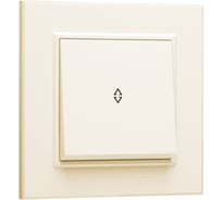 Переключатель MAKEL 1-клавишный СП Karea 10А IP20 крем. 56010005