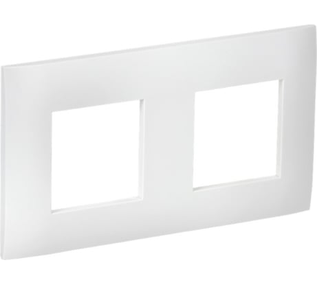 Рамка IEK SKANDY 2-местная SK-F02W арктический белый SK-M22-K01