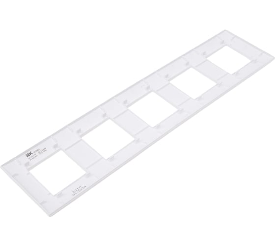Рамка IEK SKANDY 5-местная SK-F05W арктический белый SK-M52-K01