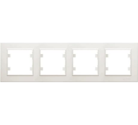 Рамка 4-м MAKEL Karea горизонтальная крем. 56010704