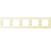 Рамка 5-м MAKEL Defne горизонтальная крем. 42010705