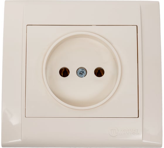 Розетка б/з MAKEL (Керамика) СП Defne 16А IP20 кремовый 42010002 1
