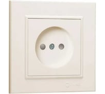 Розетка б/з MAKEL (Керамика) СП Karea 16А IP20 кремовый 56010002