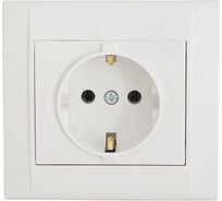 Розетка MAKEL с/з (Керамика) СП Defne 16А IP20 белый 42001008
