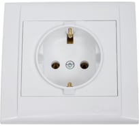 Розетка MAKEL с/з (Керамика) СП Defne 16А IP20 белый 42001008