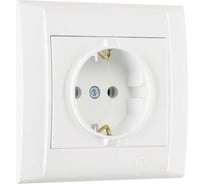 Розетка MAKEL с/з СП Defne 16А IP20 белый 42001028