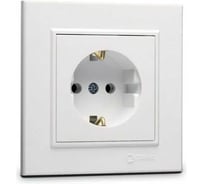 Розетка MAKEL с/з СП Karea 16А IP20 белый 56001028