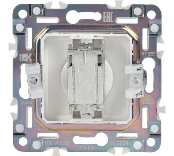 Розетка TV оконечная IEK SKANDY SK-A12Bl черный SK-A10-O-K02