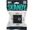 Розетка двойная IEK SKANDY TV+RJ45 кат.5E SK-A14Bl черный SK-AK20-1-K02 2