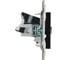 Розетка двойная IEK SKANDY TV+RJ45 кат.5E SK-A14Bl черный SK-AK20-1-K02 5