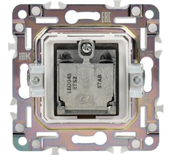 Розетка двойная IEK SKANDY TV+SAT SK-A13Bl черный SK-AF20-O-K02