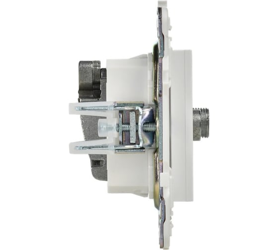 Розетка двойная IEK SKANDY TV+SAT SK-A13W арктический белый SK-AF20-O-K01