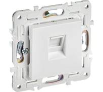 Розетка компьютерная IEK SKANDY RJ45 кат.5E SK-K01W арктический белый SK-K10-1-K01