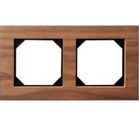 Двухпостовая рамка LIREGUS Эпсилон К14-245-02 Е/NW орех 28-2252