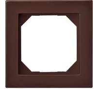 Одноместная рамка LIREGUS Эпсилон K14-245-01 E/R коричневая 28-146