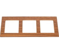 Трехпостовая рамка LIREGUS Эпсилон К14-245-03 Е/NW орех 28-2253