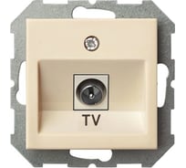 Телевизионная розетка LIREGUS Эпсилон ITVL-1-01 E/S крем, без рамки 28-072