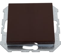 Проходной одноклавишный выключатель LIREGUS Эпсилон IP6 10-001-01 E/R коричневый, без рамки 28-137