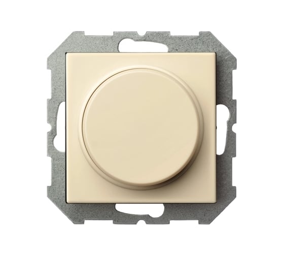 Диммер (выключатель) LIREGUS 40-400W Эпсилон ISR-002-01 E/S кремовый, без рамки 28-063 1