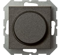 Диммер (выключатель) LIREGUS 40-400W Эпсилон ISR-002-01 E/J антрацит, без рамки 28-111
