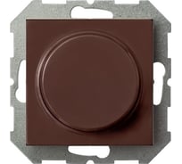 Диммер (выключатель) LIREGUS 40-400W Эпсилон ISR-002-01 E/R коричневый, без рамки 28-141