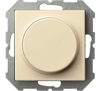 Диммер для светодиодных ламп LIREGUS 3-100W/10-250W Эпсилон ISR-006-01 E/S кремовый, без рамки 28-0642