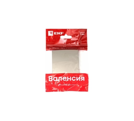 Лицевая панель кнопки звонка EKF Валенсия, 10А кашемир PROxima ESV10-L-026-40