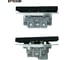 Выключатель 2-клавишный (механизм) STEKKER 250В, 10А, серия Эмили, RSW10-5104-05, черный уголь, soft touch, 49840 10