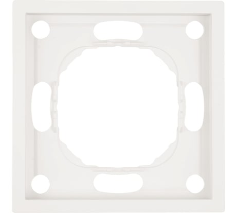 Рамка STEKKER PFR00-5001-01 1-местная, серия Эмили, белый фарфор, soft touch, 49884