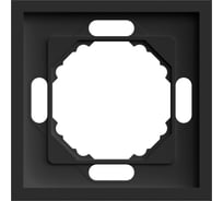 Рамка STEKKER PFR00-5001-05 1-местная, серия Эмили, черный уголь, soft touch, 49858