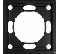 Рамка STEKKER PFR00-5001-05 1-местная, серия Эмили, черный уголь, soft touch, 49858