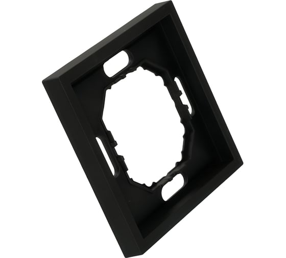 Рамка STEKKER PFR00-5001-05 1-местная, серия Эмили, черный уголь, soft touch, 49858