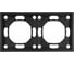 Рамка STEKKER PFR00-5002-05 2-местная, серия Эмили, черный уголь, soft touch, 49859 1