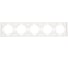 Рамка STEKKER PFR00-5005-01 5-местная, серия Эмили, белый фарфор, soft touch, 49888 1