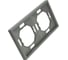 Рамка STEKKER PFR00-5002-10 2-местная, серия Эмили, платиново-серый, soft touch, 49963 2