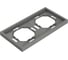 Рамка STEKKER PFR00-5002-10 2-местная, серия Эмили, платиново-серый, soft touch, 49963 3