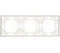 Рамка STEKKER PFR00-5003-01 3-местная, серия Эмили, белый фарфор, soft touch, 49886 4
