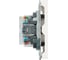 Розетка компьютерная 2-местная RJ-45 (механизм) STEKKER серия Эмили, RST00-5111-01, белый фарфор, soft touch, 49874 4