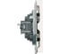 Розетка компьютерная 1-местная RJ-45 (механизм) STEKKER, серия Эмили, RST00-5117-01, белый фарфор, soft touch, 49873 3