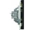Розетка компьютерная 1-местная RJ-45 (механизм) STEKKER, серия Эмили, RST00-5117-05, черный уголь, soft touch, 49847 3