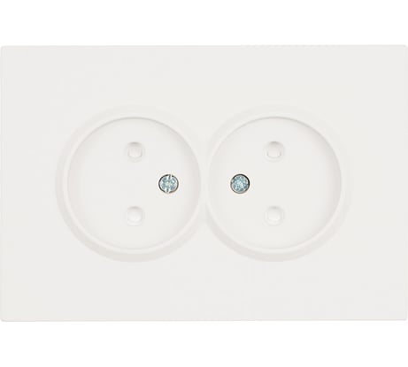 Розетка 2-местная STEKKER с защитной шторкой, б/з, 250В, 16А, серия Эмили, RST16-5116-01, белый фарфор, soft touch, 49877