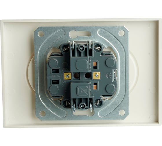 Розетка 2-местная STEKKER с защитной шторкой, б/з, 250В, 16А, серия Эмили, RST16-5116-01, белый фарфор, soft touch, 49877