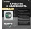 Розетка TV + компьютерная RJ-45 (механизм) STEKKER серия Эмили, RST00-5106-01, белый фарфор, soft touch, 49872 5