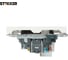 Розетка TV + компьютерная RJ-45 (механизм) STEKKER серия Эмили, RST00-5106-01, белый фарфор, soft touch, 49872 10