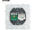 Розетка TV + компьютерная RJ-45 (механизм) STEKKER серия Эмили, RST00-5106-01, белый фарфор, soft touch, 49872 11