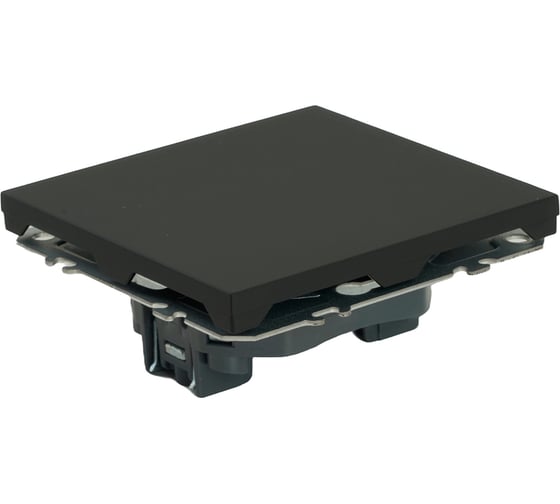 Заглушка (механизм) STEKKER серия Эмили, черный уголь, soft touch, RST00-5116-05, 49857