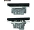 Переключатель 2-клавишный (механизм) STEKKER 250В, 10А, серия Эмили, RSW10-5107-05, черный уголь, soft touch, 49843 11